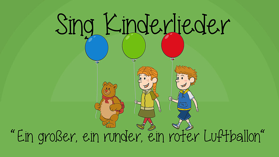 Ein großer, ein runder, ein roter Luftballon