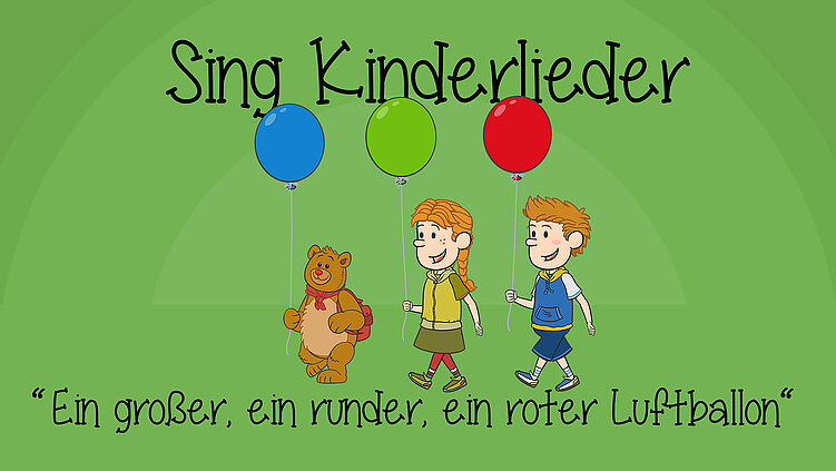 Ein großer, ein runder, ein roter Luftballon