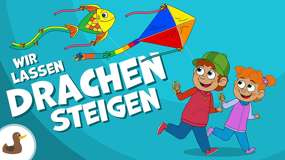 Wir lassen Drachen steigen